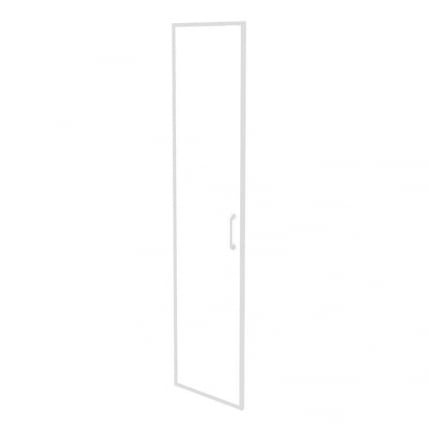 Фасад стекло в раме высокий левый (лакобель, белый) ONIX O.SR-1(L) white_0