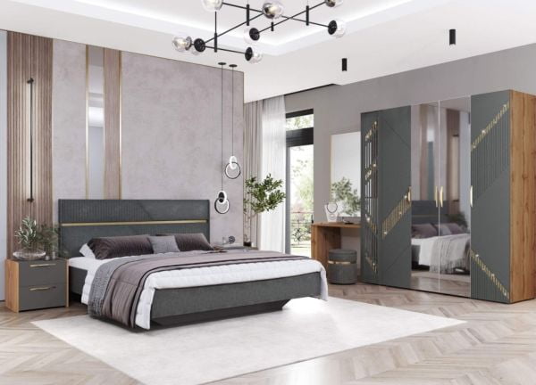 Кровать с подъемным механизмом Монако 902.36 Оникс Десерт серый_10