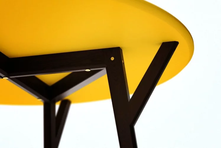 Обеденный стол CИРCЛЕ (Дуб венге/шафрановый) / CIRCLE_1