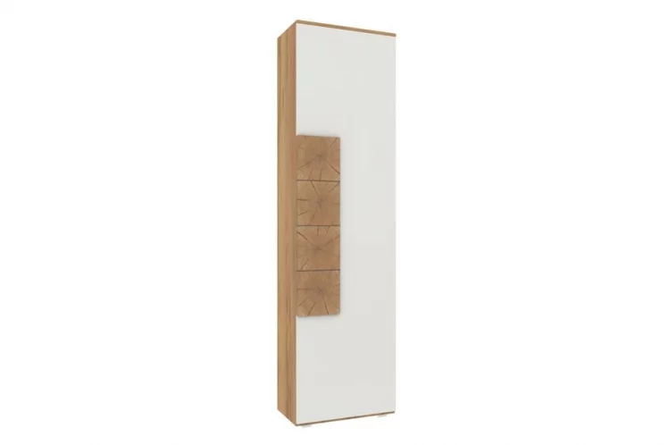 Шкаф одностворчатый Фиджи ЛД 659.300 М Дуб золотой Белый_0