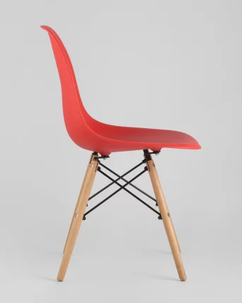 Стул Еамес ДСВ 4 шт. Красный / Eames DSW_3