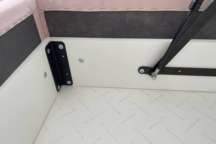 Кровать  0.9 Альба (Софа) КМ.S-16 нежно-розовый (велюр)_2