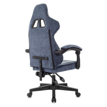 Кресло компьютерное BRABIX Shooter GM-123, 2 подушки, ткань, синее/серое_4