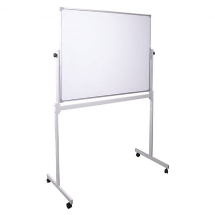 Доска-флипчарт магнитно-маркерная НА СТЕНДЕ STAFF ECO 2-сторонняя (90х120 см)_0