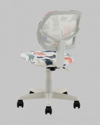 Кресло ЛОЛО Cats пластик белый_6