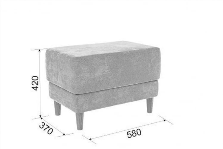 Пуф Рондо 2 PM-005.2 нежно-розовый (велюр)_1