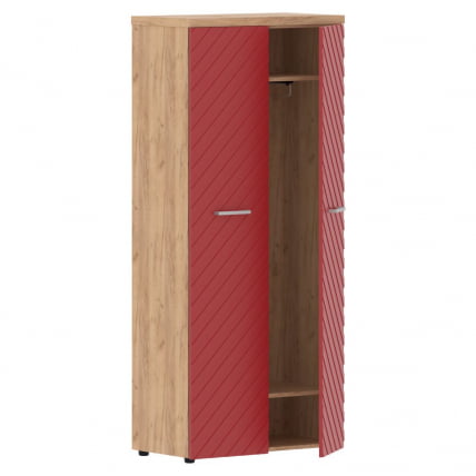 Гардероб Torr LUX TLCW 85 Дуб Бофорд Красный_1