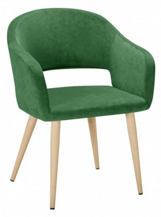 Кресло Oscar зеленый/нат.дуб_0