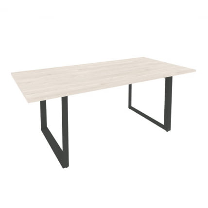 Стол переговорный на О-образном м/к ONIX O.MO-PRG-19 Денвер Светлый/Антрацит_0