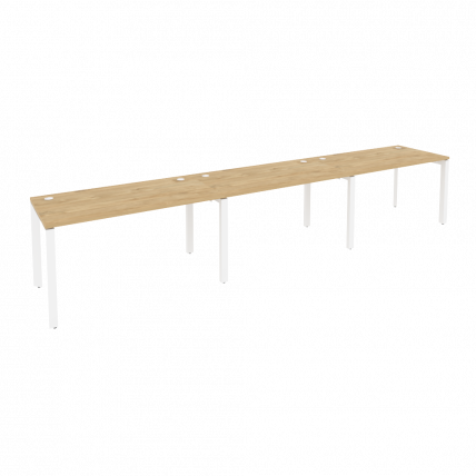 Рабочая станция на П-образном м/к ONIX O.MP-RS-3.3.7 Тиквуд Светлый/Белый_0