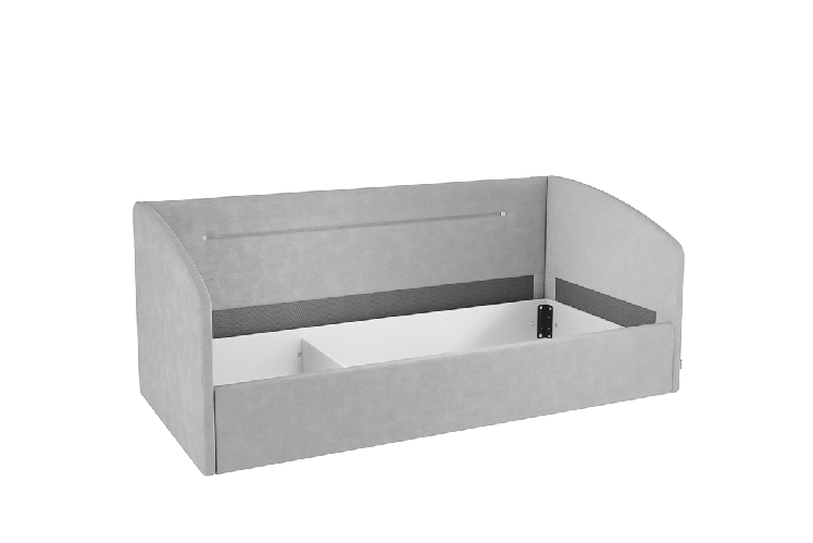 Кровать  0.9 Альба (Софа) КМ.S-16 пудра (велюр)_2