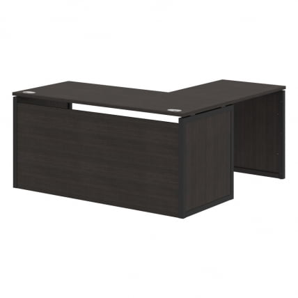 Стол письменный угловой левый XTEN-QP XQPCT 1615H L Дуб Юкон Антрацит_0