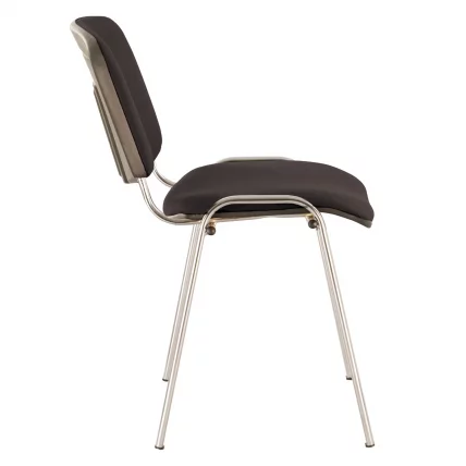 Стул для посетителей Iso CF-001 хром ткань Черный_2