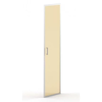 Дверь стекло в алюминии В532 алюминий_0