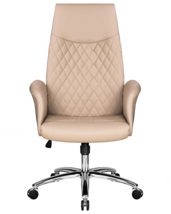 Офисное кресло для руководителей DOBRIN LEONARD (коричнево-бежевый)_5