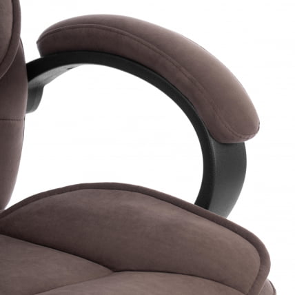 Кресло руководителя OREON metalBL велюр, коричневый, 6_7