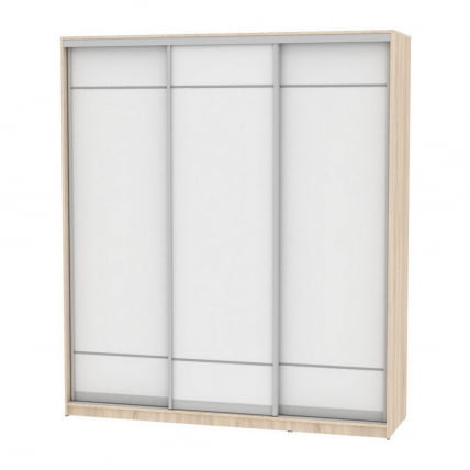 Шкаф-купе Б-220х200х60-3(ДСС-Белый-Д7Д7Д7) / B-220х200х60-3(ДСС-Белый-D7D7D7)_0