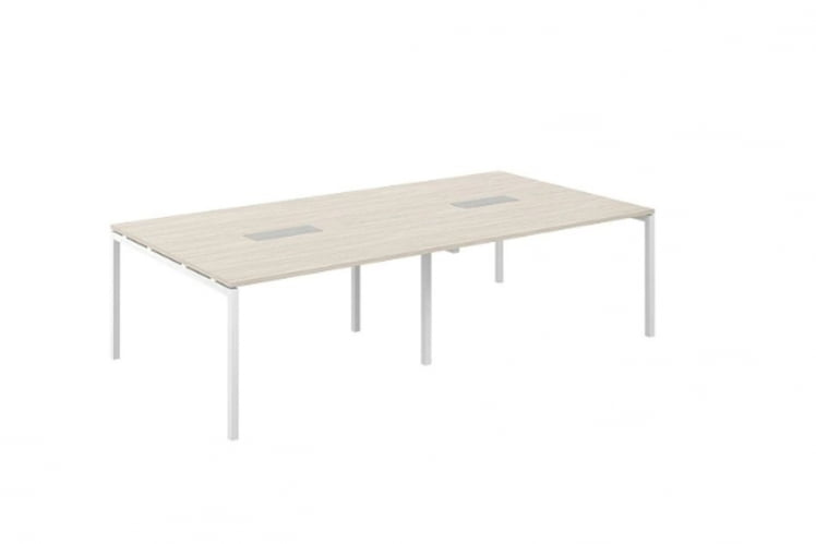 Стол переговорный Sigma SG.275.OL.44.WH Дуб светлый Белый_0