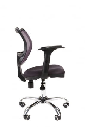 Офисное кресло для оператора CHAIRMAN 450 Chrome New Серый_2