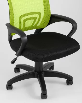Компьютерное кресло ТопЧаирс Симпле Зеленое / TopChairs Simple_7
