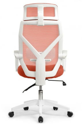 Кресло Оливер РCХ В-203АC (Белый пластик/Оранжевый) / Oliver RCH W-203AC_7