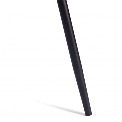 Стул обеденный Bari разборный, ткань велюр, 44х60х91, молочный/черный, (Porsche 2)_9