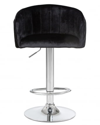 Стул барный DOBRIN DARCY Черный велюр 1922-21_5