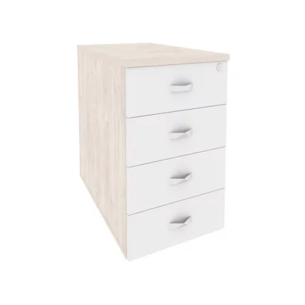 Тумба приставная / опорная ONIX O.TPO-1.7 Денвер Светлый/Белый_0