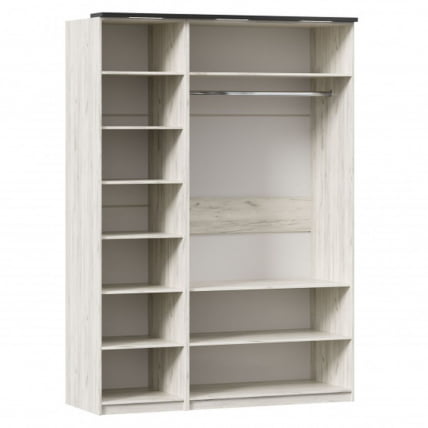 Шкаф трехстворчатый Техно 08 Дуб Крафт белый_2