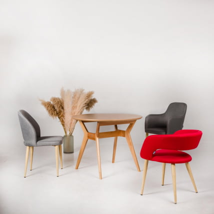 Кресло Ledger Сканди БлюАрт Темный Орех_3