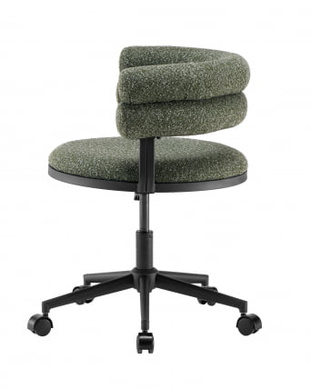Стул офисный Понтй зеленый черные ножки / Ponty_3