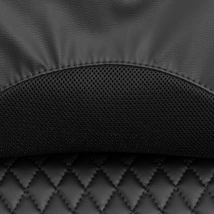 Кресло руководителя Chief metalBL кож/зам/ткань, черный/черный стеганный/черный, 36-6/36-6/TW-11_10