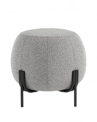 Пуф Флик букле Серый_1