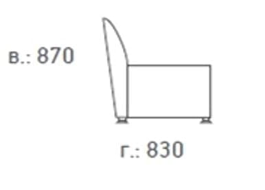 Euroforma Европа Кресло Ecotex 3015 (светло-бежевый)_77634_1