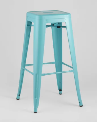 Стул барный Tolix Голубой матовый_1