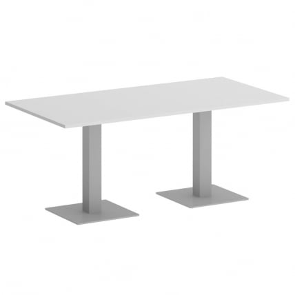 Стол прямоугольный HOME OFFICE VR.SP-5-180.2 Белый/Серый металл_0