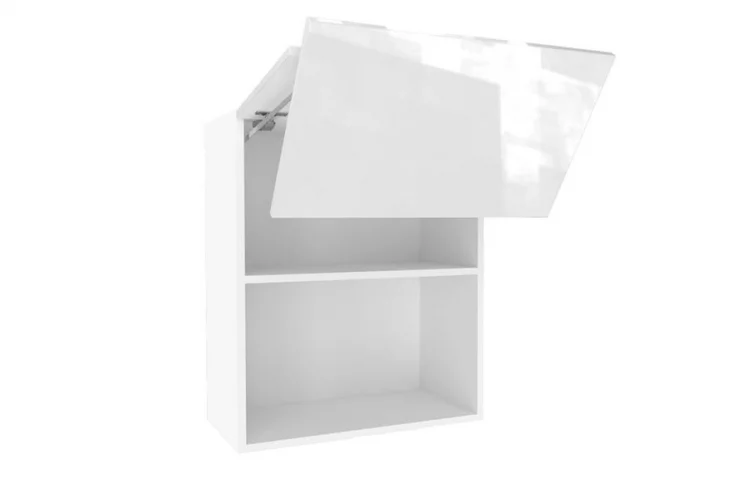 Шкаф кухонный 800 горизонтальный с 2 складными дверями6 Шервуд ЛД 281.970.000.173 Белый Белый глянец_1