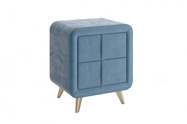 Тумба прикроватная Софи 2 TM-001.2 изумруд (велюр)_0