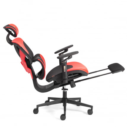 Кресло KingCobra иск. кожа / сетка, черный / красный_5