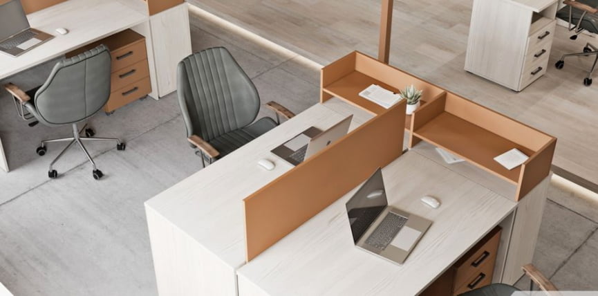 Экран настольный LEMO L-068-1 Карамель нюд_1