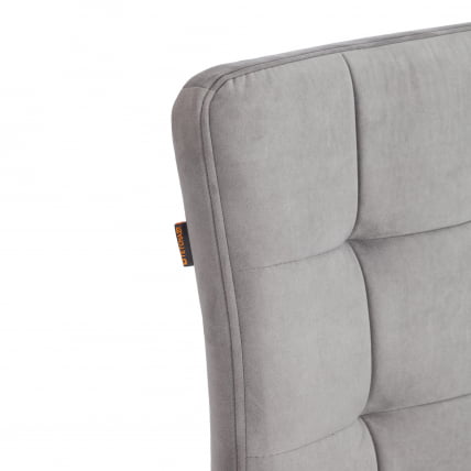 Кресло FIESTA флок , серый, 29_8