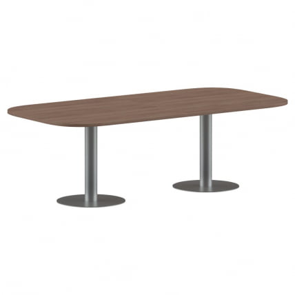 Конференц-стол на 6-8 человек IMAGO ПРГ-8 Ясень Шимо-алюминий_0