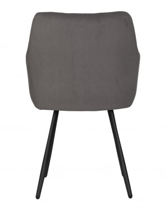 Стул обеденный DOBRIN ROBY велюр Catania Chocolate_4