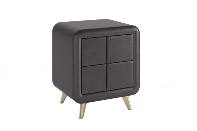 Тумба прикроватная Софи TM-001.1 шоколад (экокожа)_0