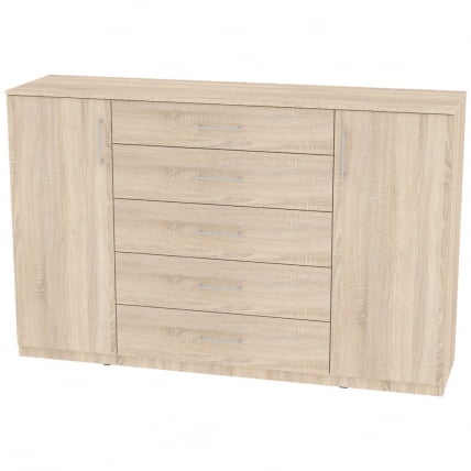 Комод Калисто(К34)1147х1802х468ручкарейлинг160мм(ДСС) / Калисто(K34)1147х1802х468ручкарейлинг160мм(ДСС)_0