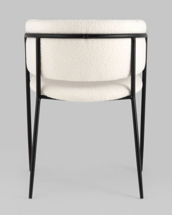 Стул Нэлли ткань букле Белый_7