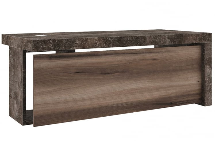 Стол письменный B-TONE BTN36110042 Вяз Бетон темный_0