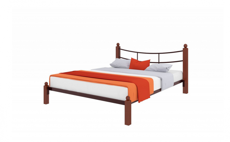 Кровать София Lux 1800х1900 Коричневая_0
