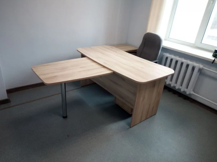 Стол руководителя Лидер 84.02 Дуб Кронберг_2