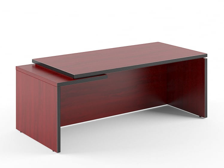Стол руководителя левый TCT 189 L (Вишня Мемфис)_0